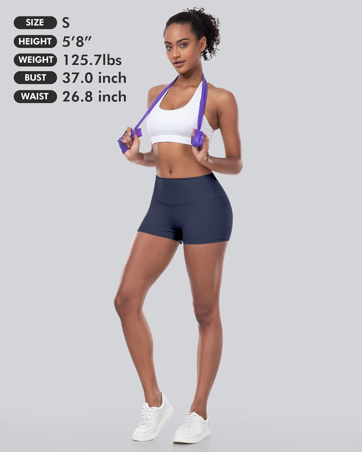 Elevate Your Workout with  High Waisted Spandex Biker Shorts - Soft, Stylish Yoga Shorts for the Perfect Booty!