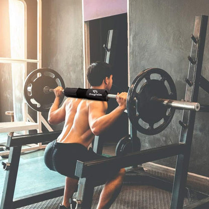Premium Barbell Squat Pad - Ergonomic Neck & Shoulder Protection for Squats, Lunges & Hip Thrusts - Compatible with Olympic Weightlifting Bars