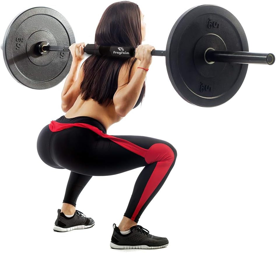 Premium Barbell Squat Pad - Ergonomic Neck & Shoulder Protection for Squats, Lunges & Hip Thrusts - Compatible with Olympic Weightlifting Bars